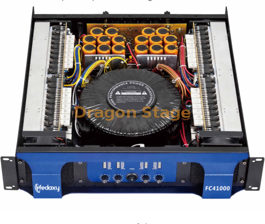 Módulo de amplificador de potencia para altavoces 1500 vatios Potencia  Amplificador profesional Audio Clase estéreo H 2U 4 canales de China  Fabricante - Dragon Stage