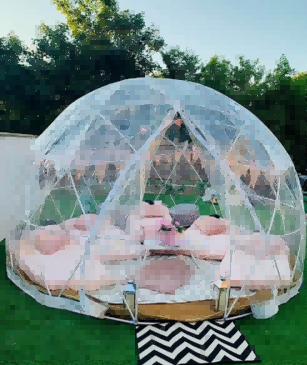 Garden Igloo Dome - Tienda de campaña inflable para jardín con forma de  iglú, domo al aire libre, domo de PVC, impermeable, para jardín, ideal para